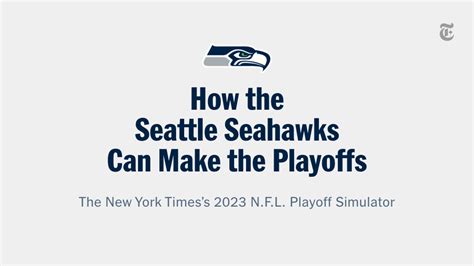 How the Seattle Seahawks Can Make the Playoffs: Through Week 17.